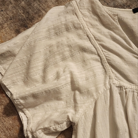 ** 2/$20 ** J.Crew Factory Shimmery Swimsuit Cover-Up - Picture 3 of 8